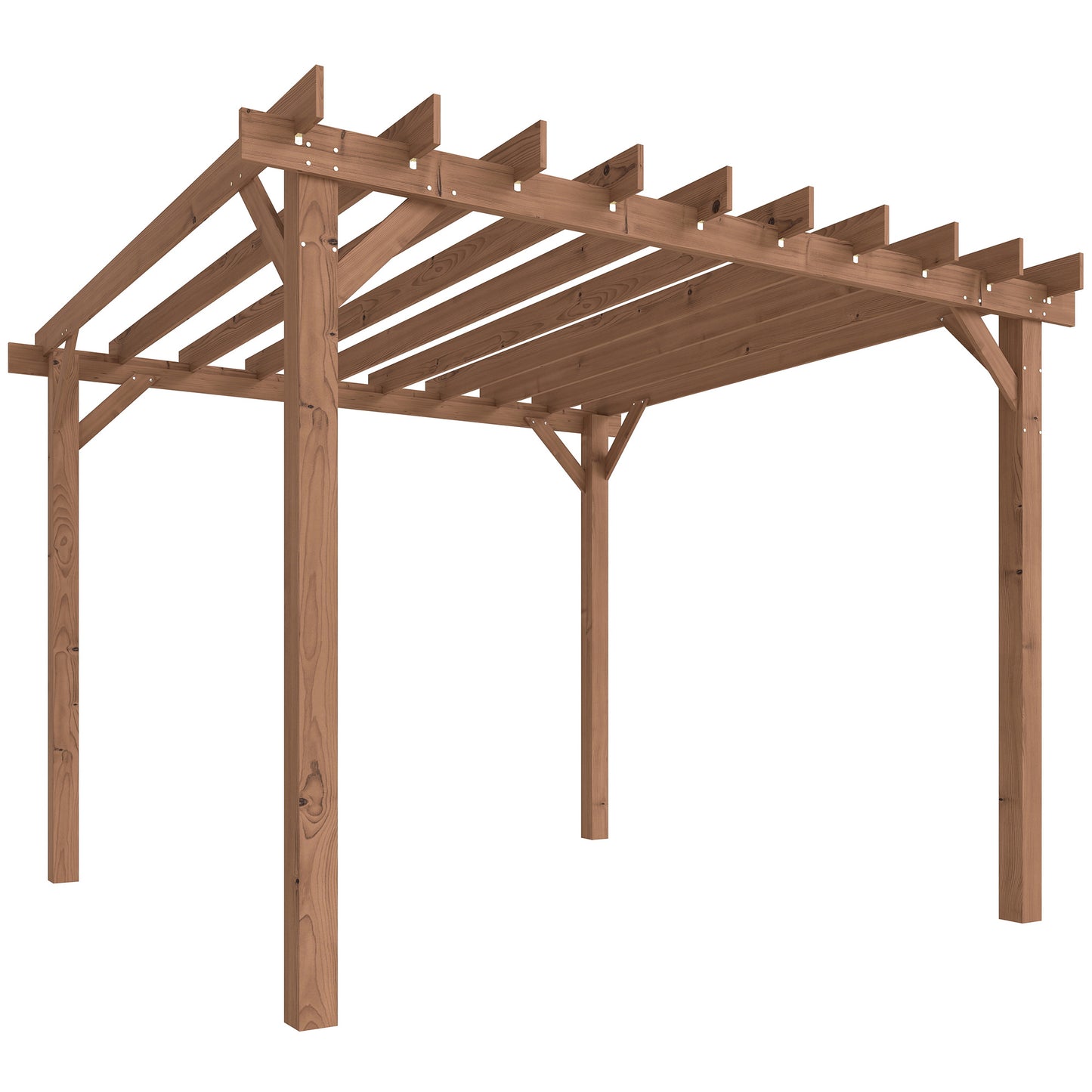 3 x 3 m Wooden Pergola Kit (2)