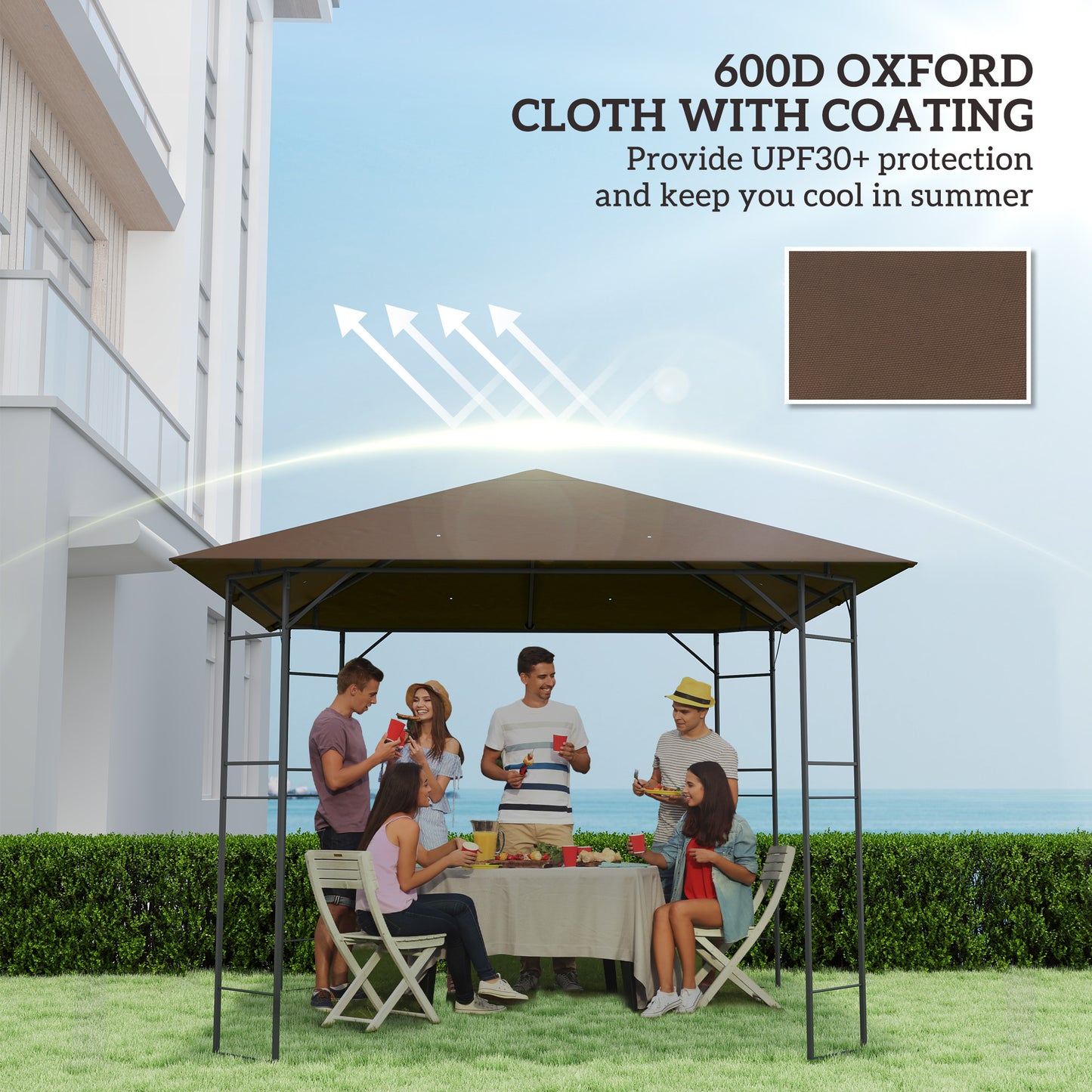 3 x 3(m) Gazebo Canopy Replacement Cover