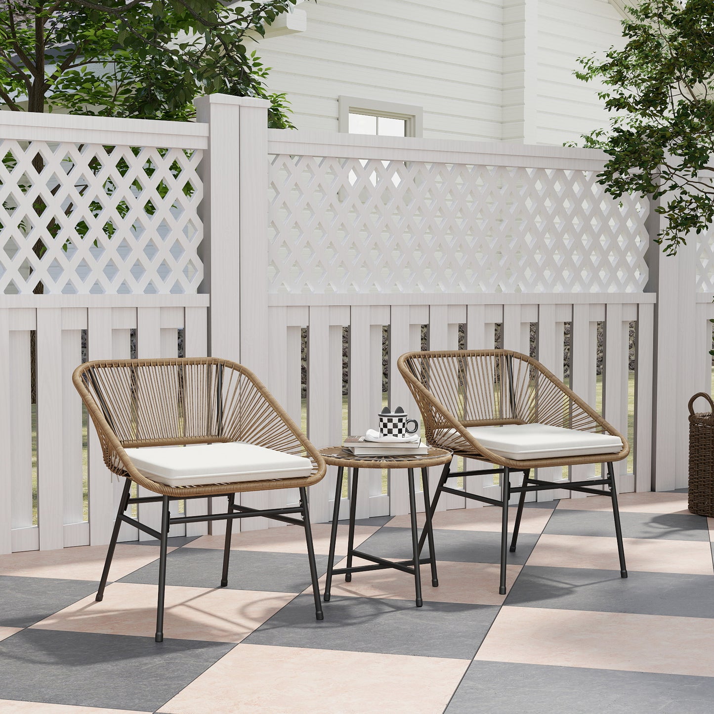 3 Pieces Rattan Bistro Set (7)