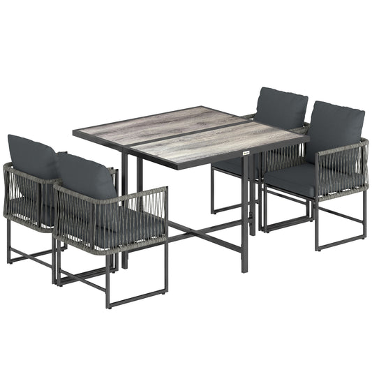 4-Seater Garden Dining Set