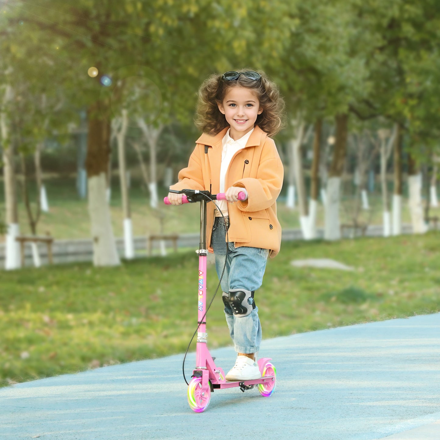 Scooter for Kids Aged 3-8 Years, with Adjustable Handle