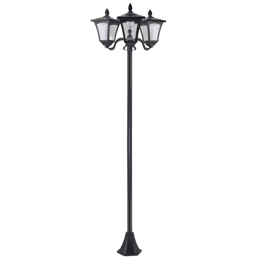 1.8m Traditional Victorian Style 3 Way Head Outdoor Garden Solar