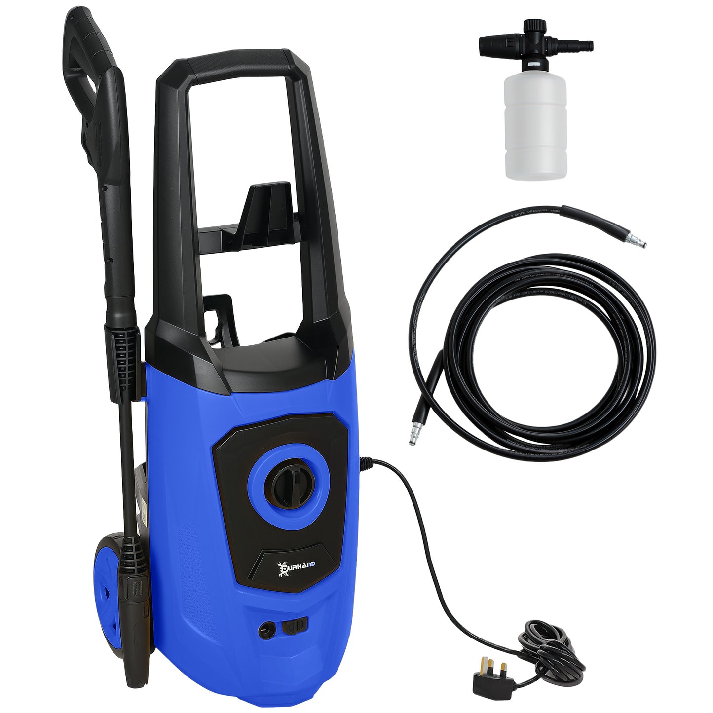 1800W High Pressure Washer, 150 Bar Pressure, 510 L/h Flow (1)