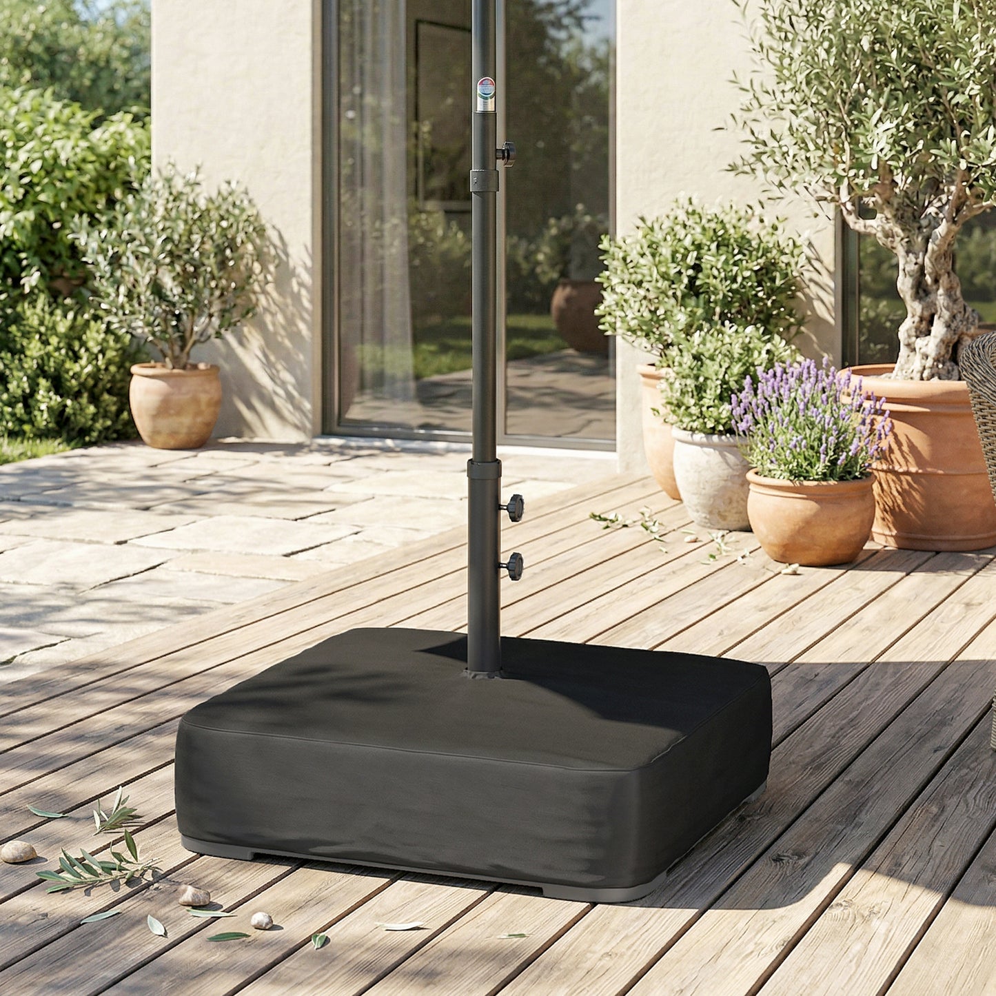 Garden Parasol Base 80 kg Sand Filled Heavy Duty Stand