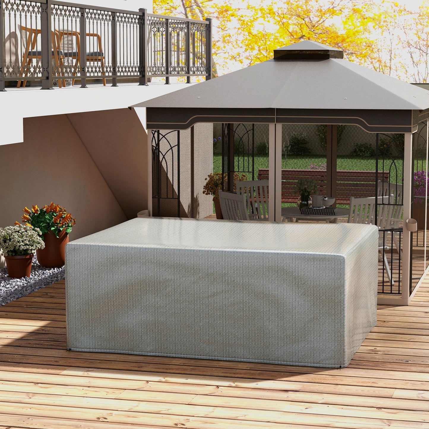 235 x 190 x 90 cm Large Patio Set Covers