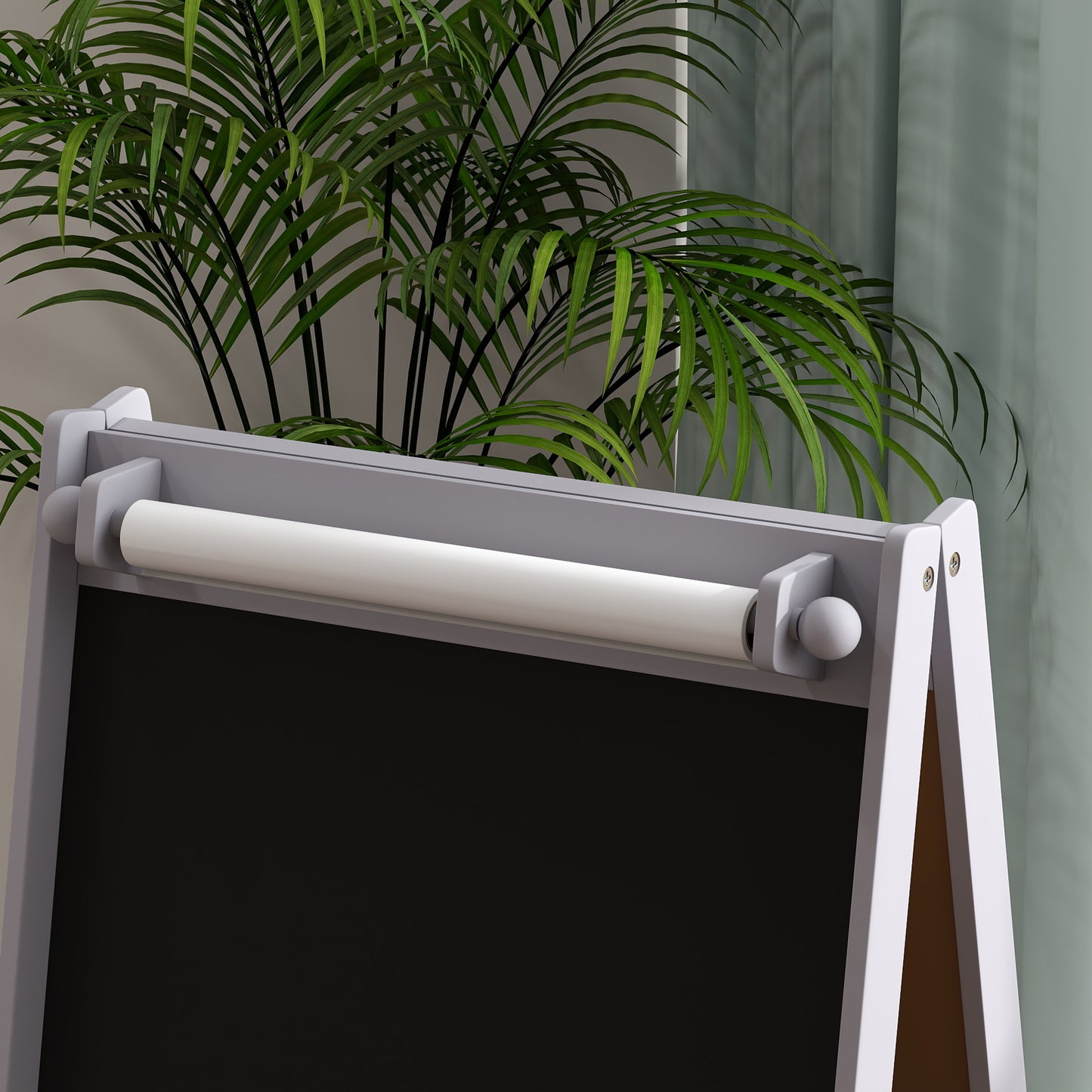 3-In-1 Kids Easel with Paper Roll, Art Easel, with Storage