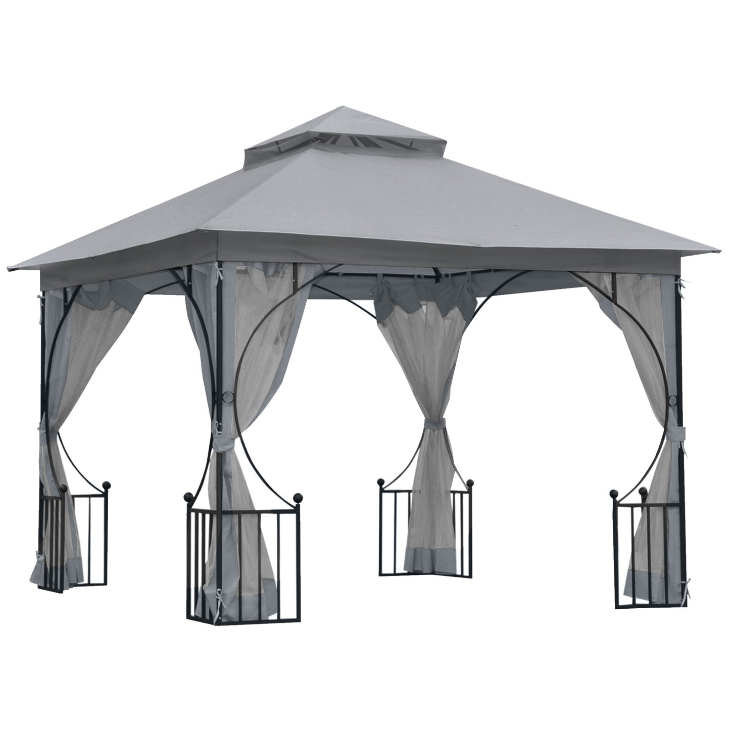 3 x 3(m) Garden Gazebo Patio Party Tent Shelter Outdoor Canopy