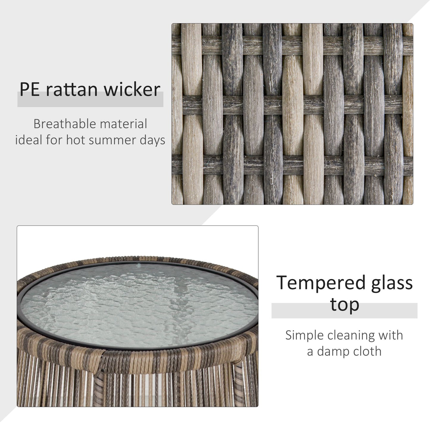 3 Pieces Rattan Bistro Set (1)