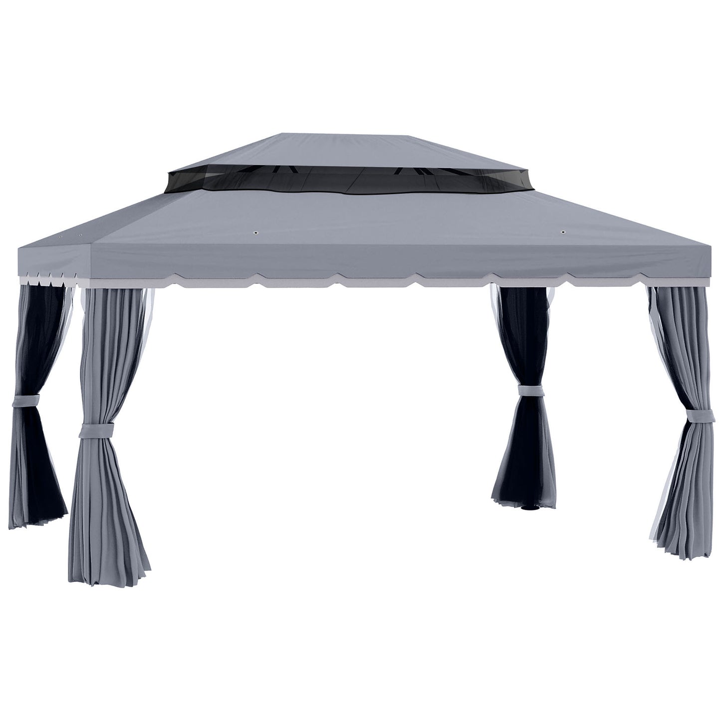 3 x 4m Aluminium Garden Gazebo
