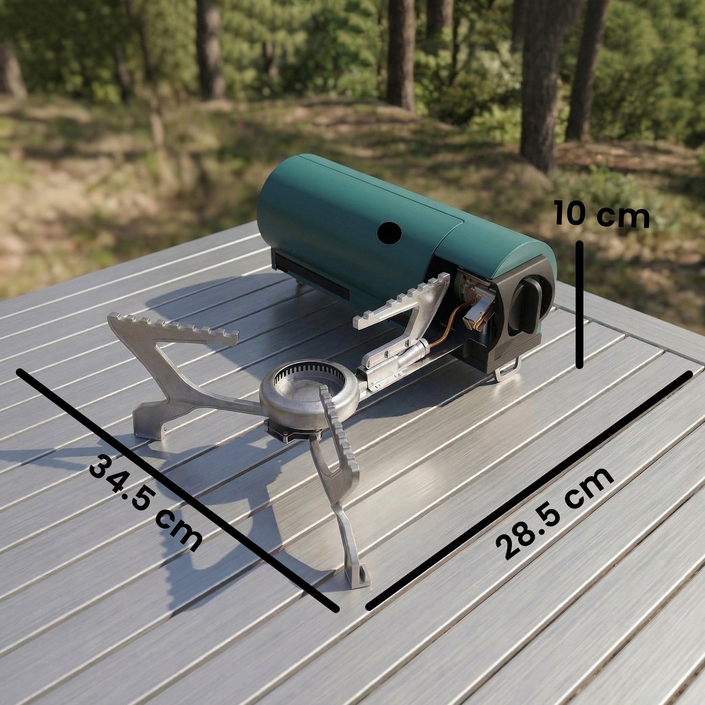 2670W Foldable Camping Stove with Safety Shut-Off