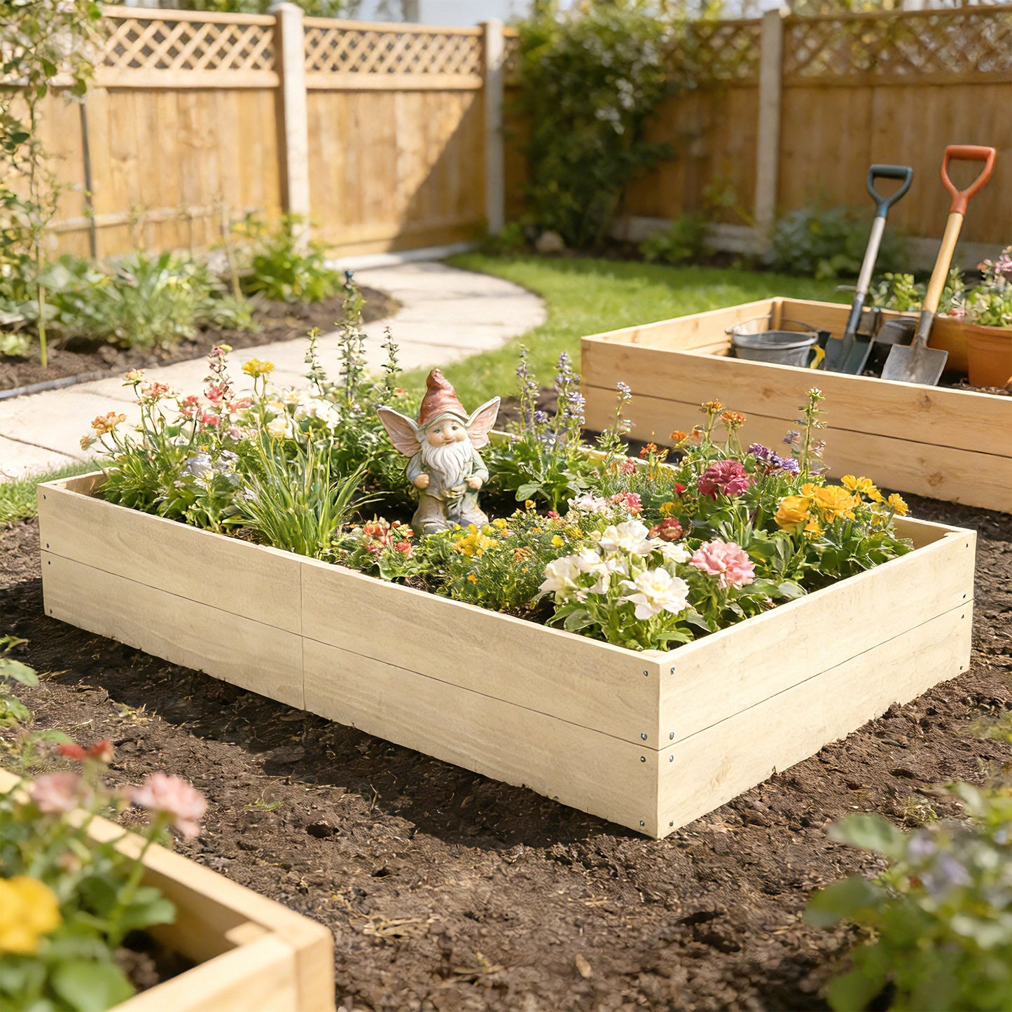 Wooden Raised Bed for Garden