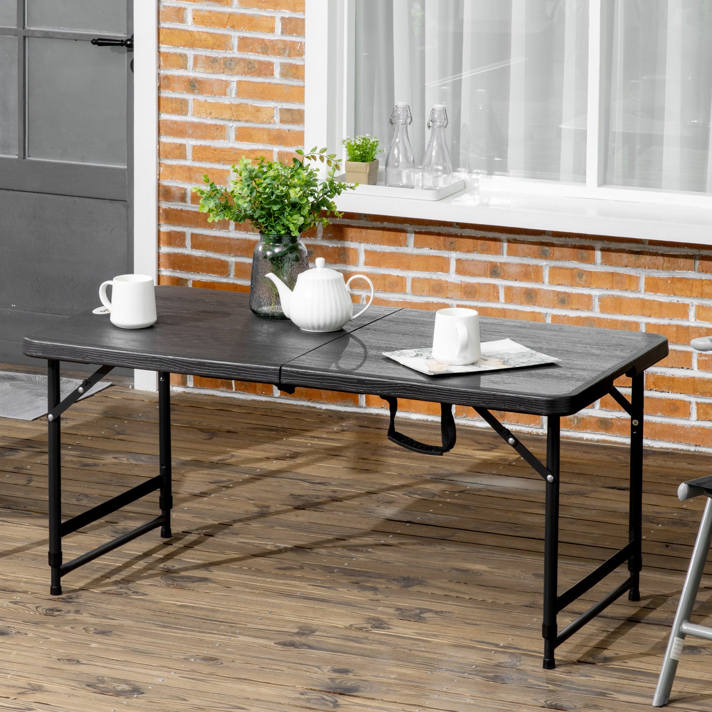 Foldable Patio Dining Table for 4