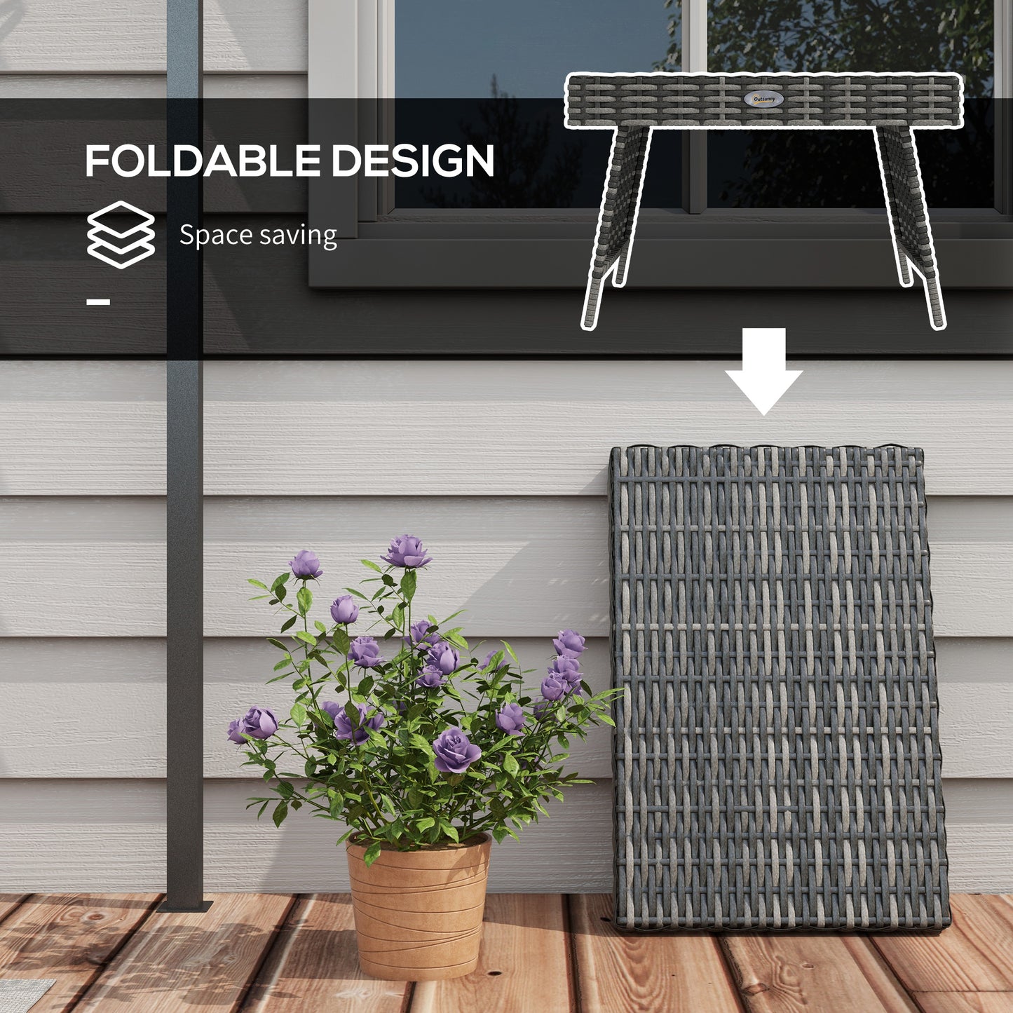 Foldable Outdoor Side Table