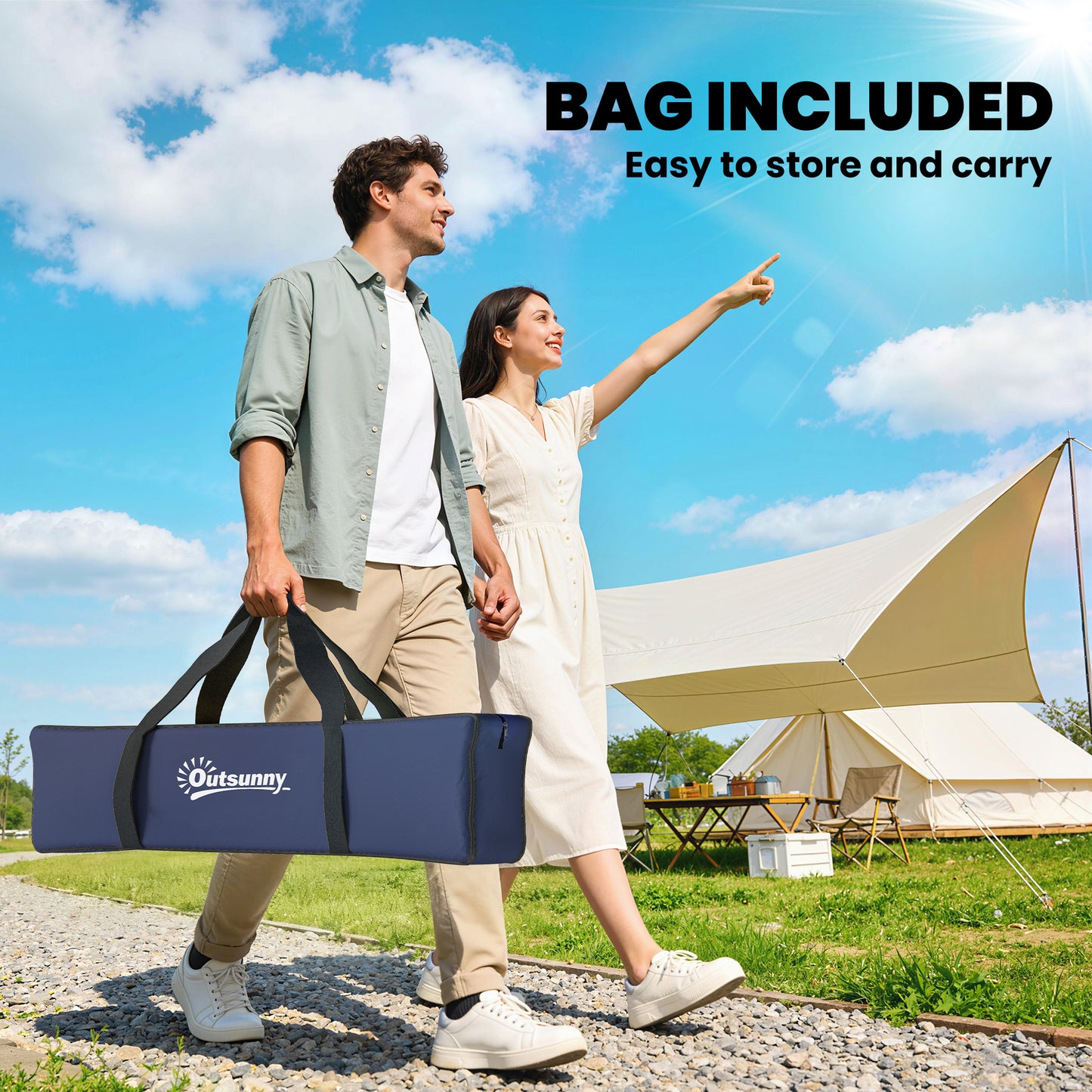 2 Person Camping Tent, Dome Tent with Zipped Doors, Storage Pocket