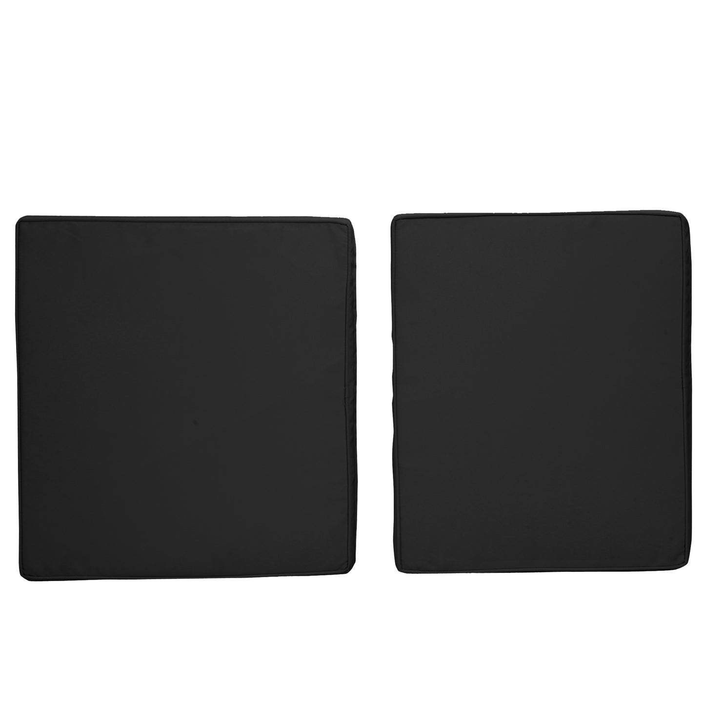 2 Piece Garden Chair Cushions with 1 Seat Cushion 1 Back Pad