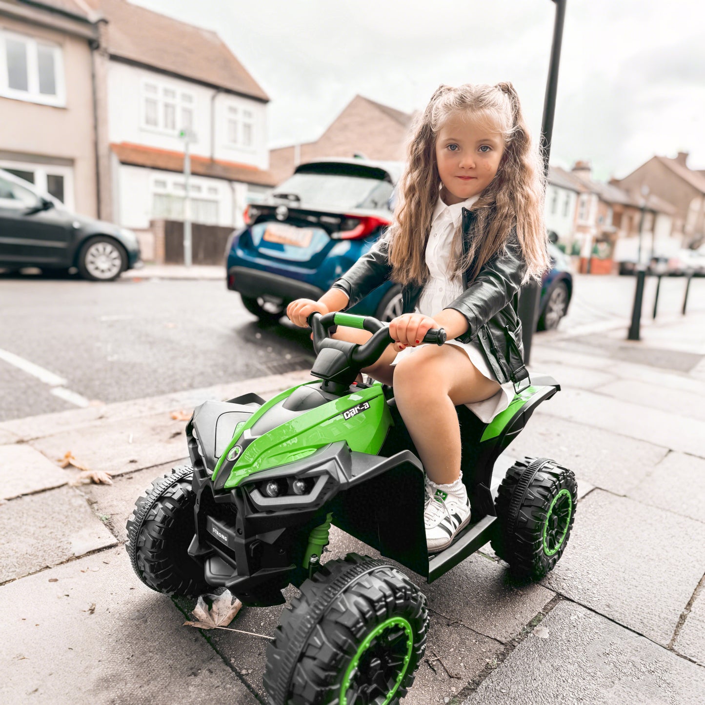 12V Ride-On Quad Bike, with Music, Horn, LED Lights