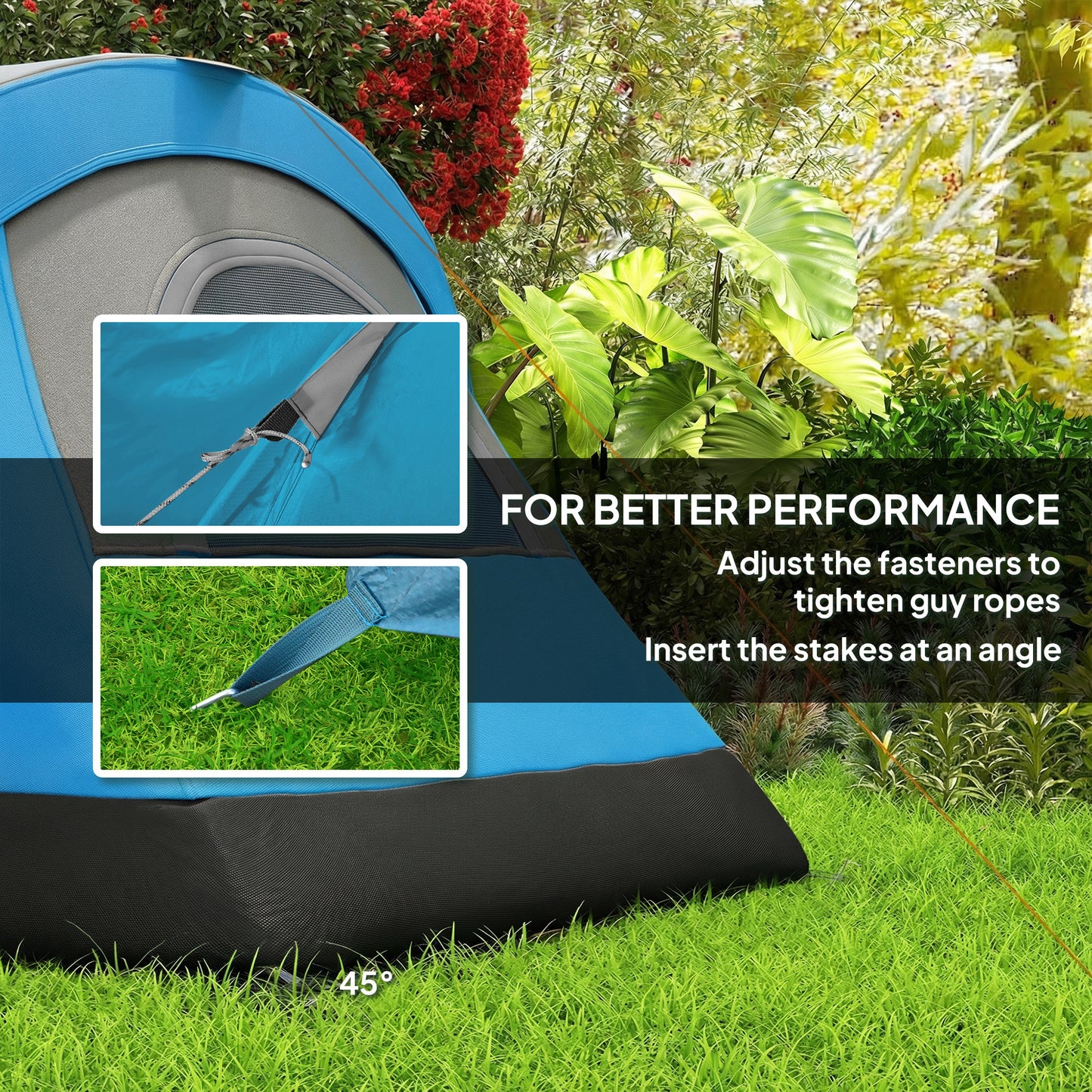 5-6 Man Camping Tent, Tunnel Tent