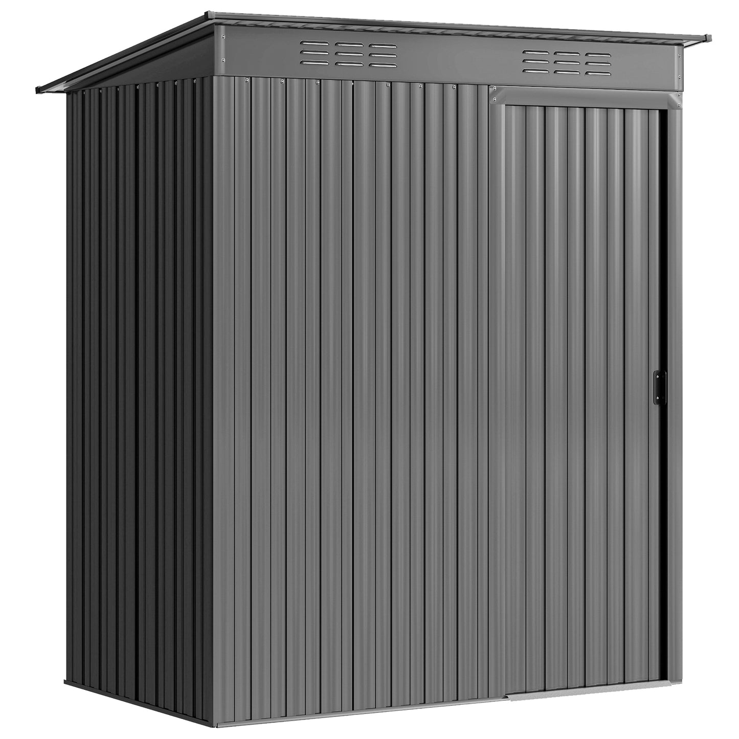 5 x 3.5ft Metal Garden Storage Shed with Effortless Assembly
