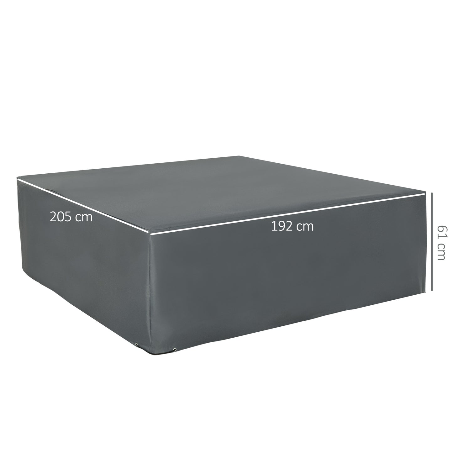 205x192cm Outdoor Garden Rattan Furniture Protective Cover Water UV