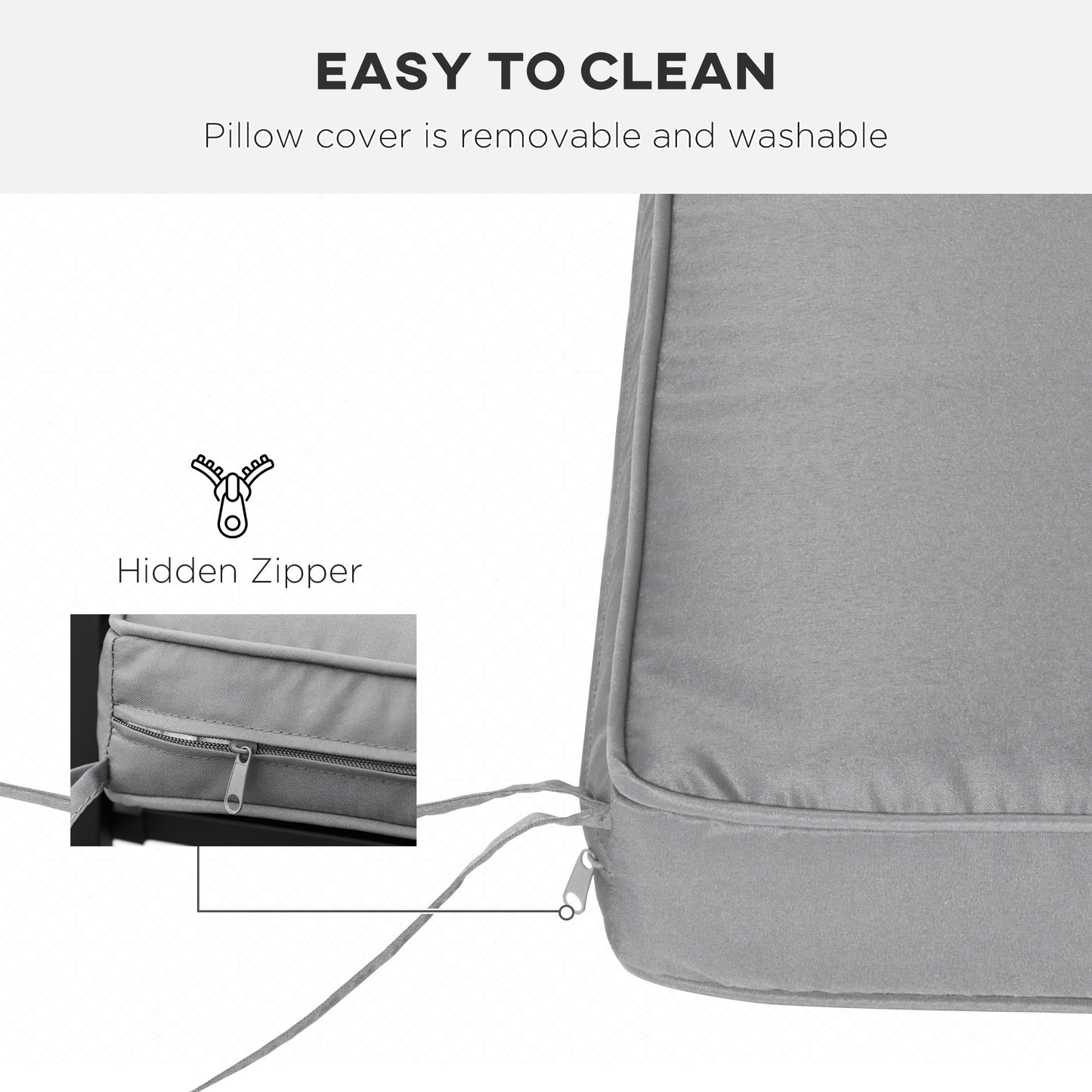 2 Seater Garden Bench Cushion
