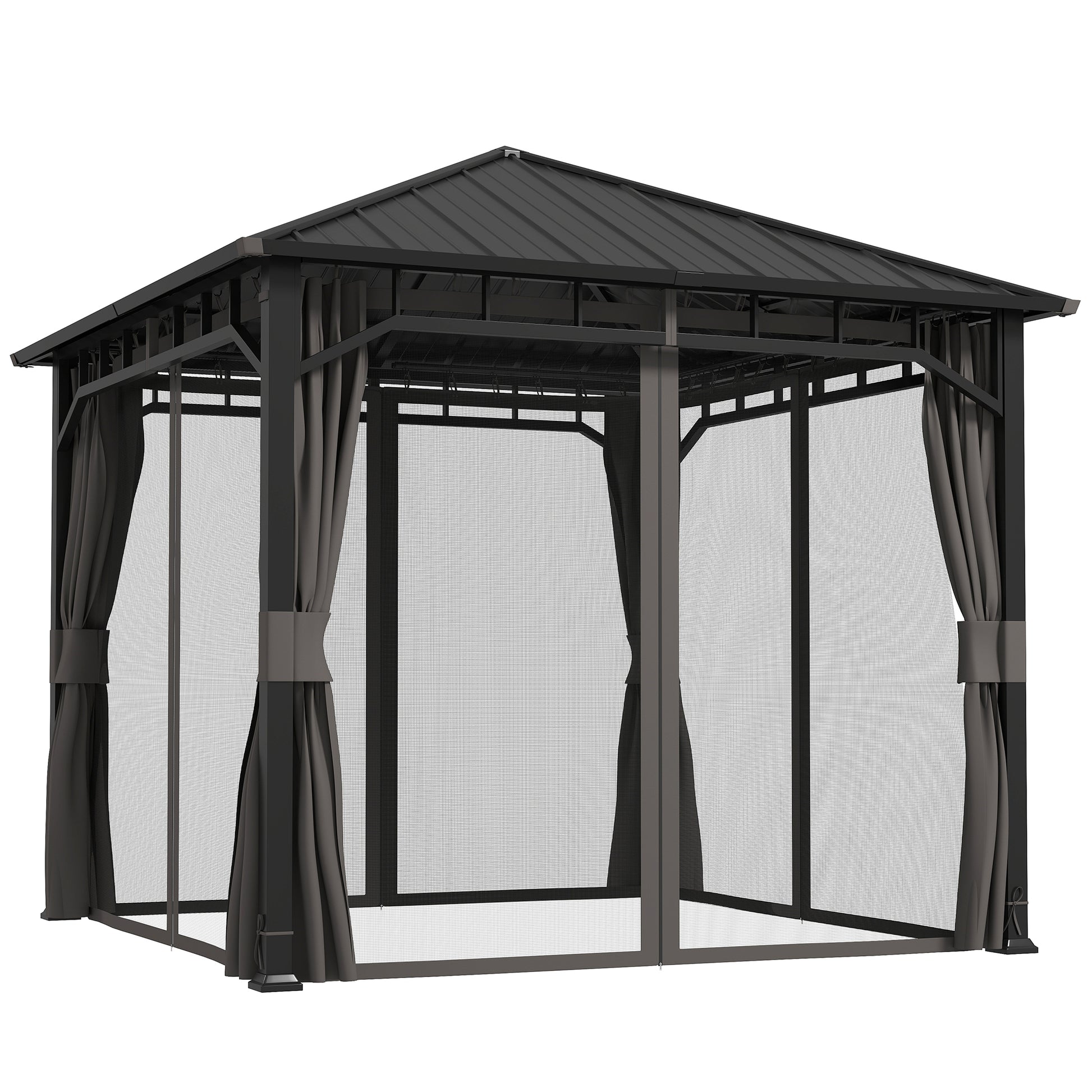 3 x 3(m) Hardtop Gazebo with Galvanised Steel Roof