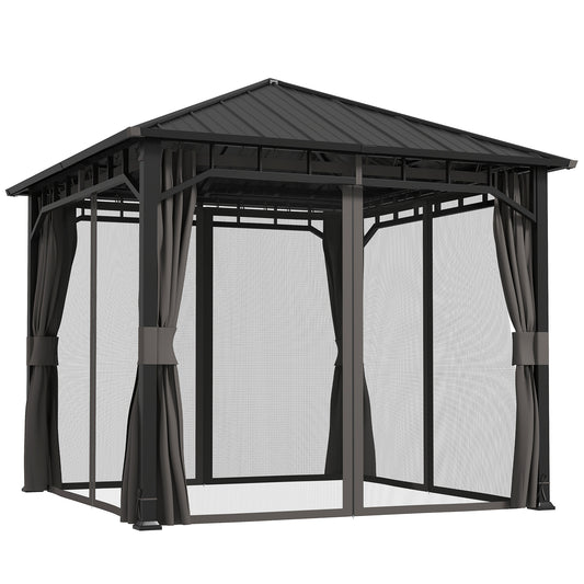 3 x 3(m) Hardtop Gazebo with Galvanised Steel Roof