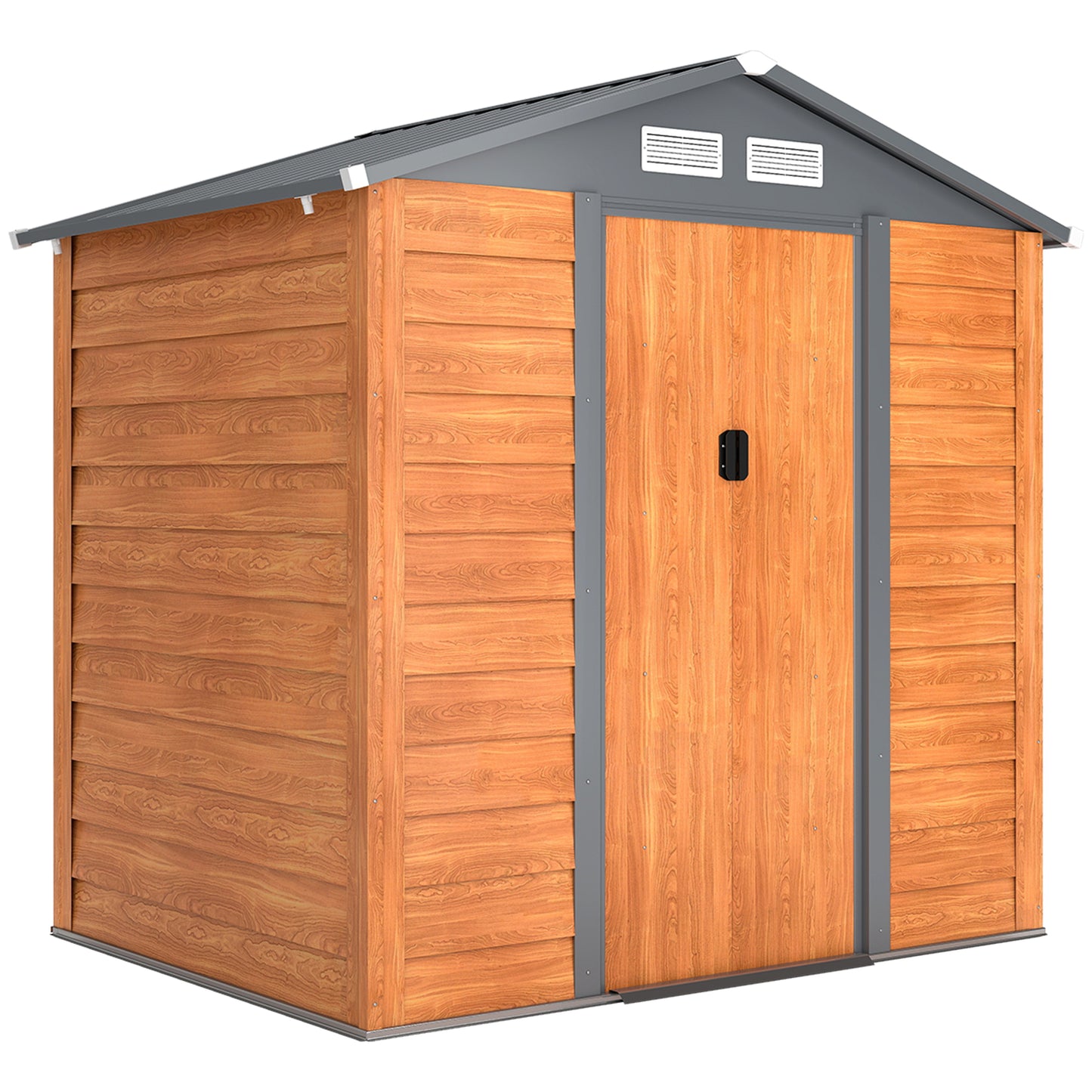 6.5 x 5ft Metal Garden Shed