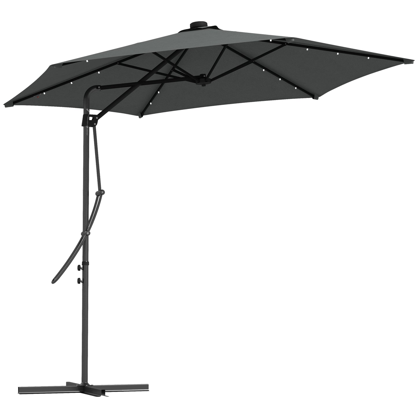 3(m) Solar LED Cantilever Parasol