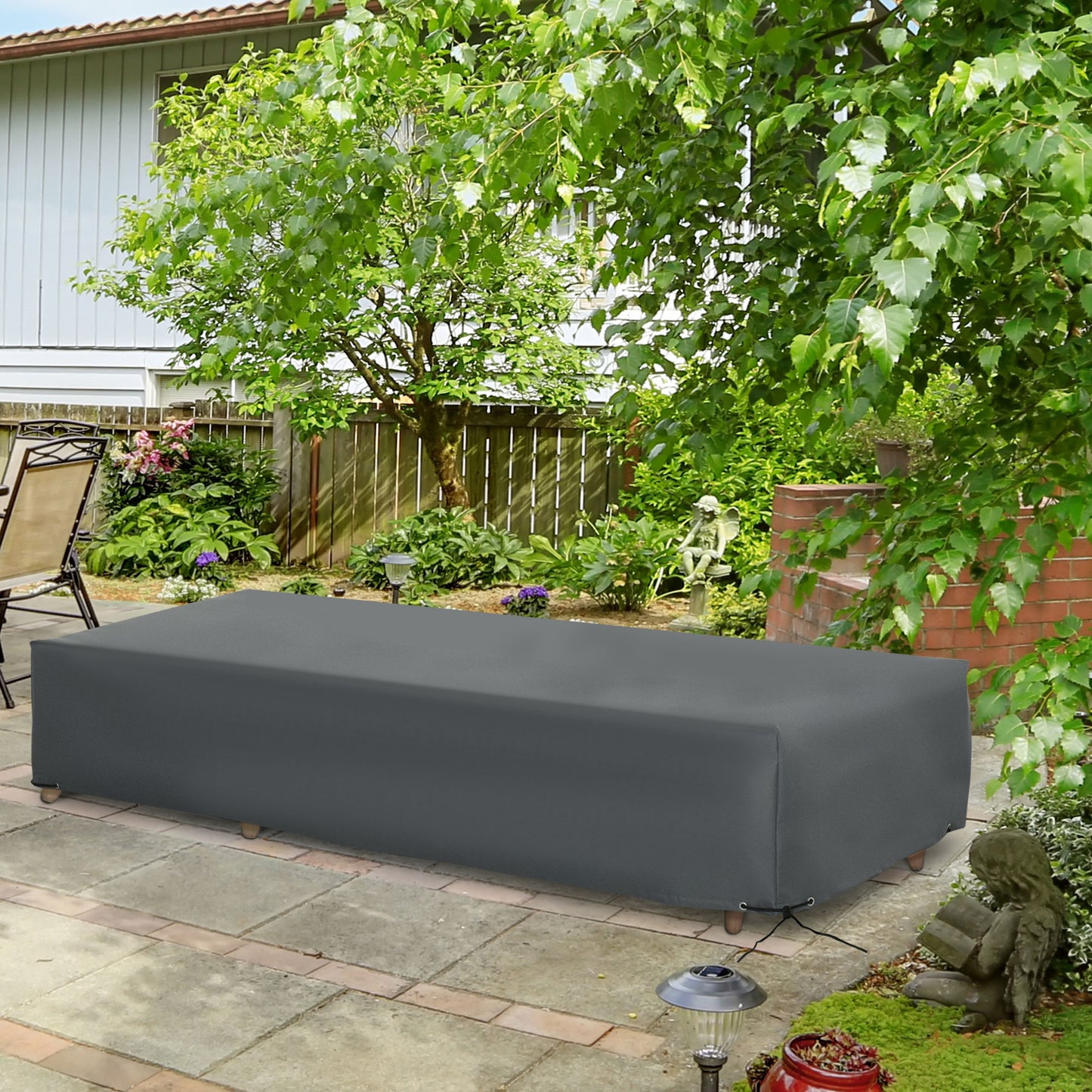 200x73cm Outdoor Garden Rattan Furniture Protective Cover Water UV