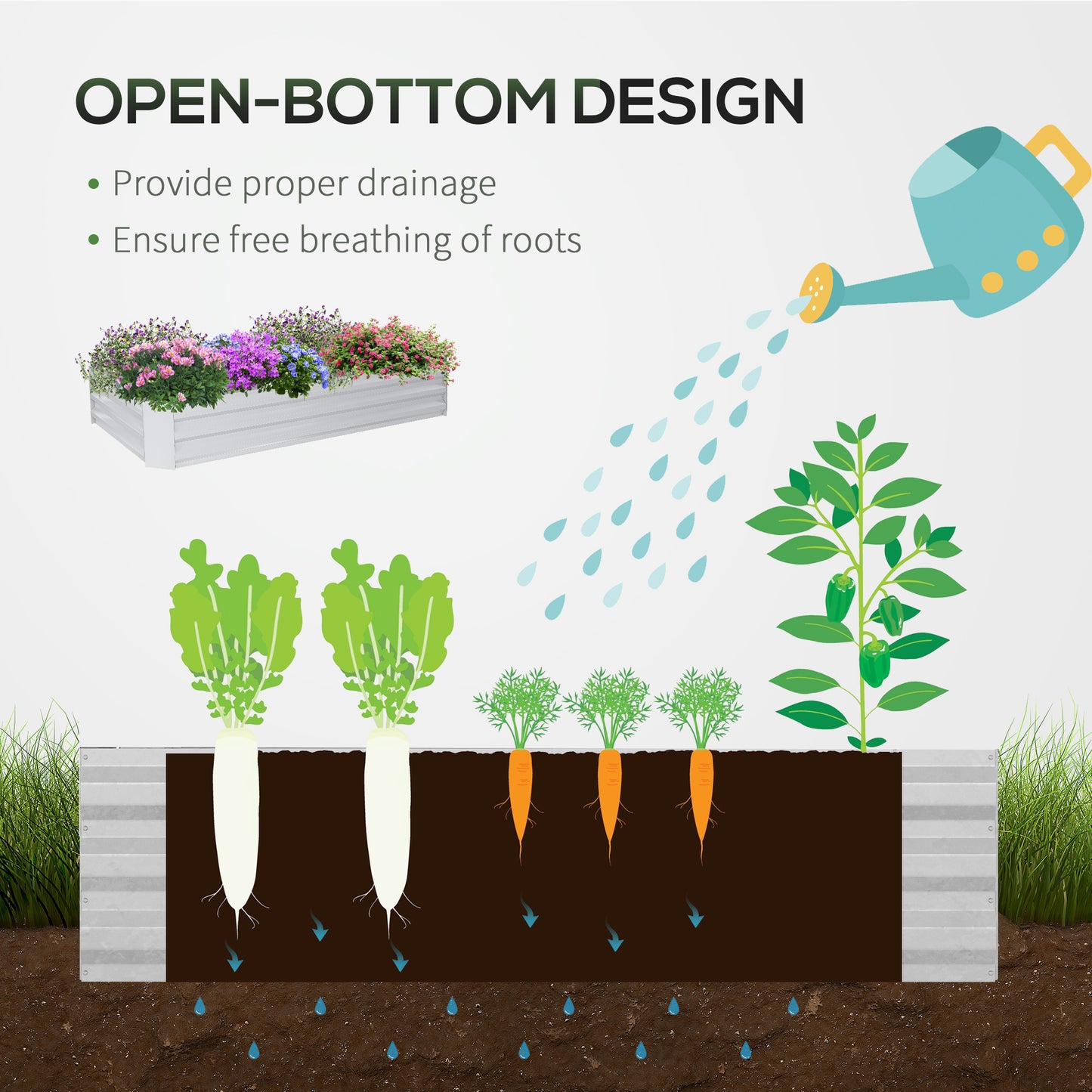 Raised Garden Bed with Greenhouse (1)