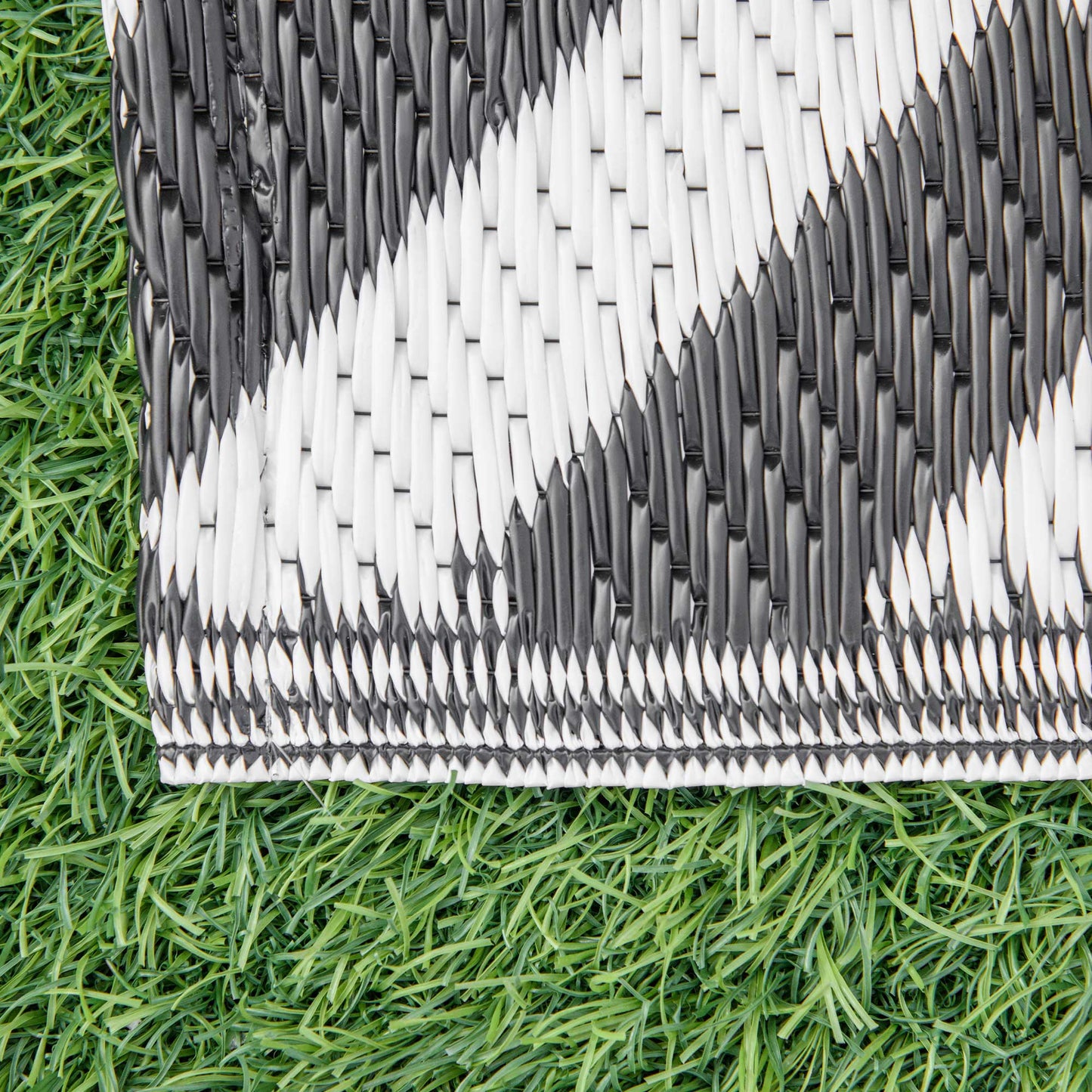 182 x 274 cm(6x9ft) Outdoor Rug Reversible Mat Plastic Straw Rug