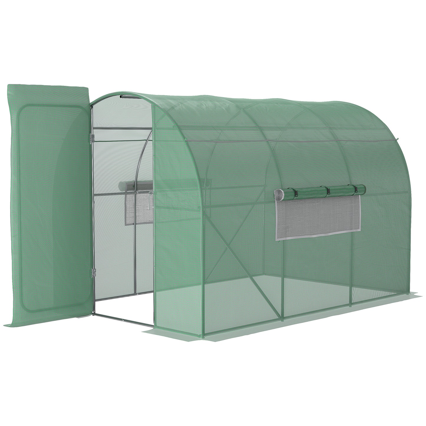 Large Polytunnel Walk In Greenhouse (1)