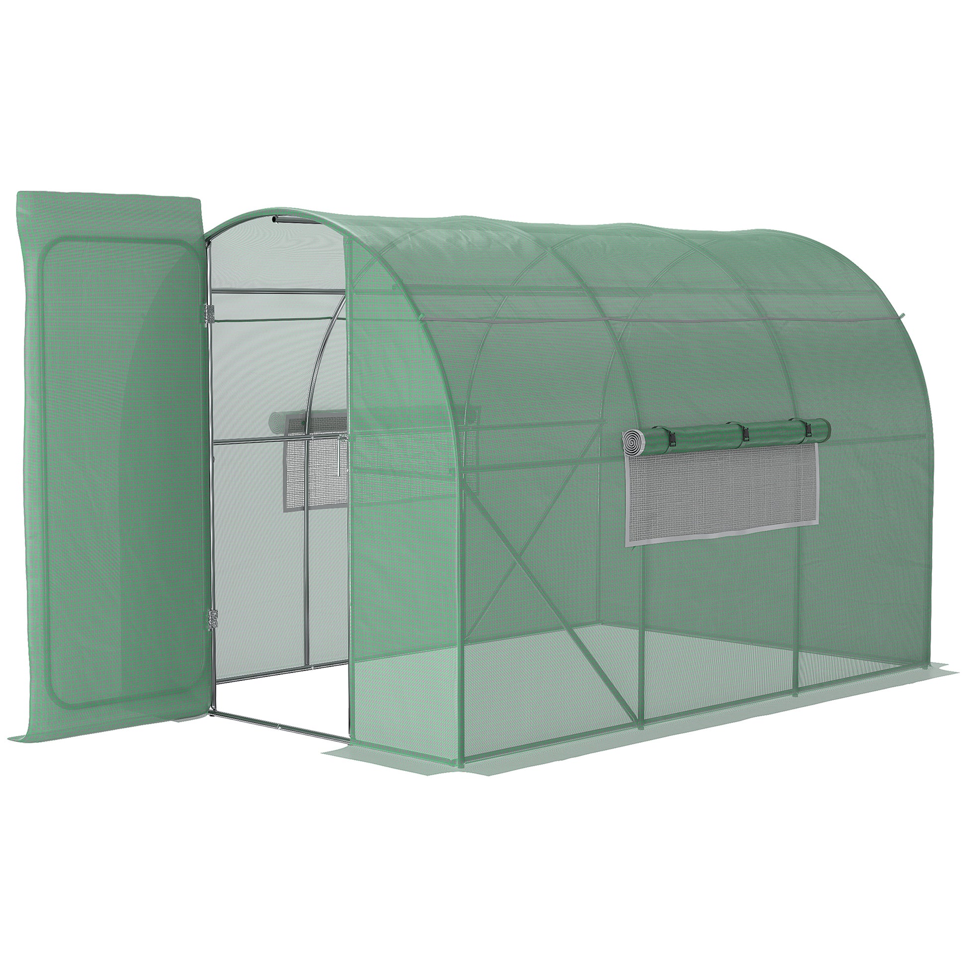 Large Polytunnel Walk In Greenhouse (1)