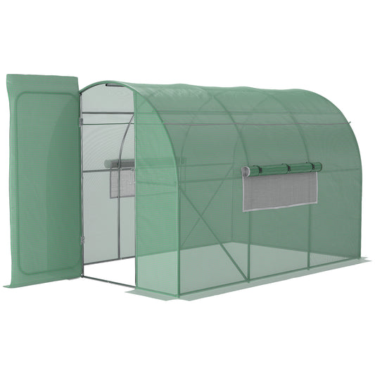 Large Polytunnel Walk In Greenhouse (1)