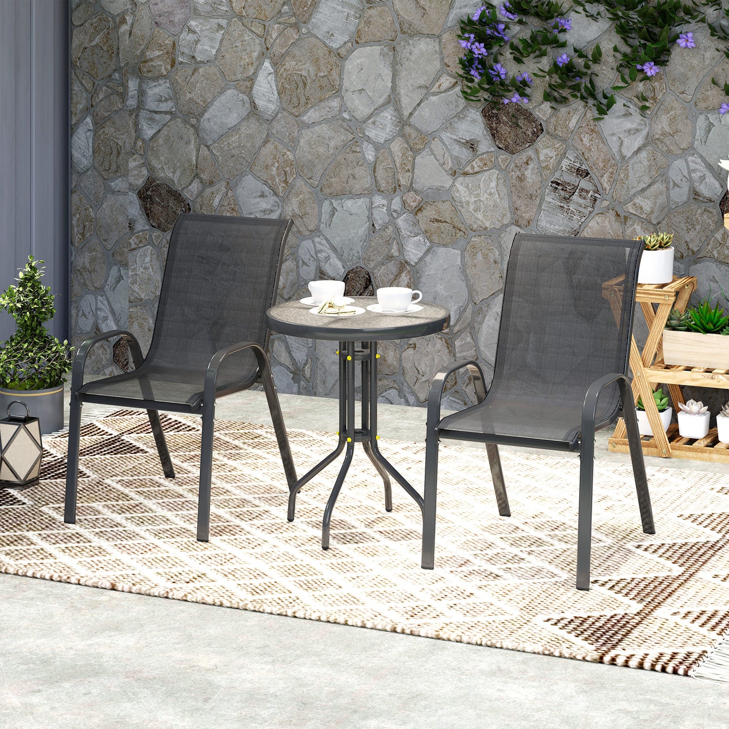 Three-Piece Outdoor Garden Set
