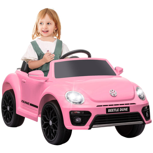 Volkswagen Beetle Licensed 12V Ride on Car w/ Remote Control