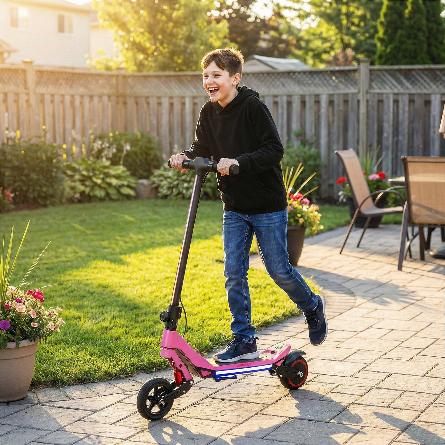 Electric Scooter for Kids, Foldable E Scooter for Age Age 6+