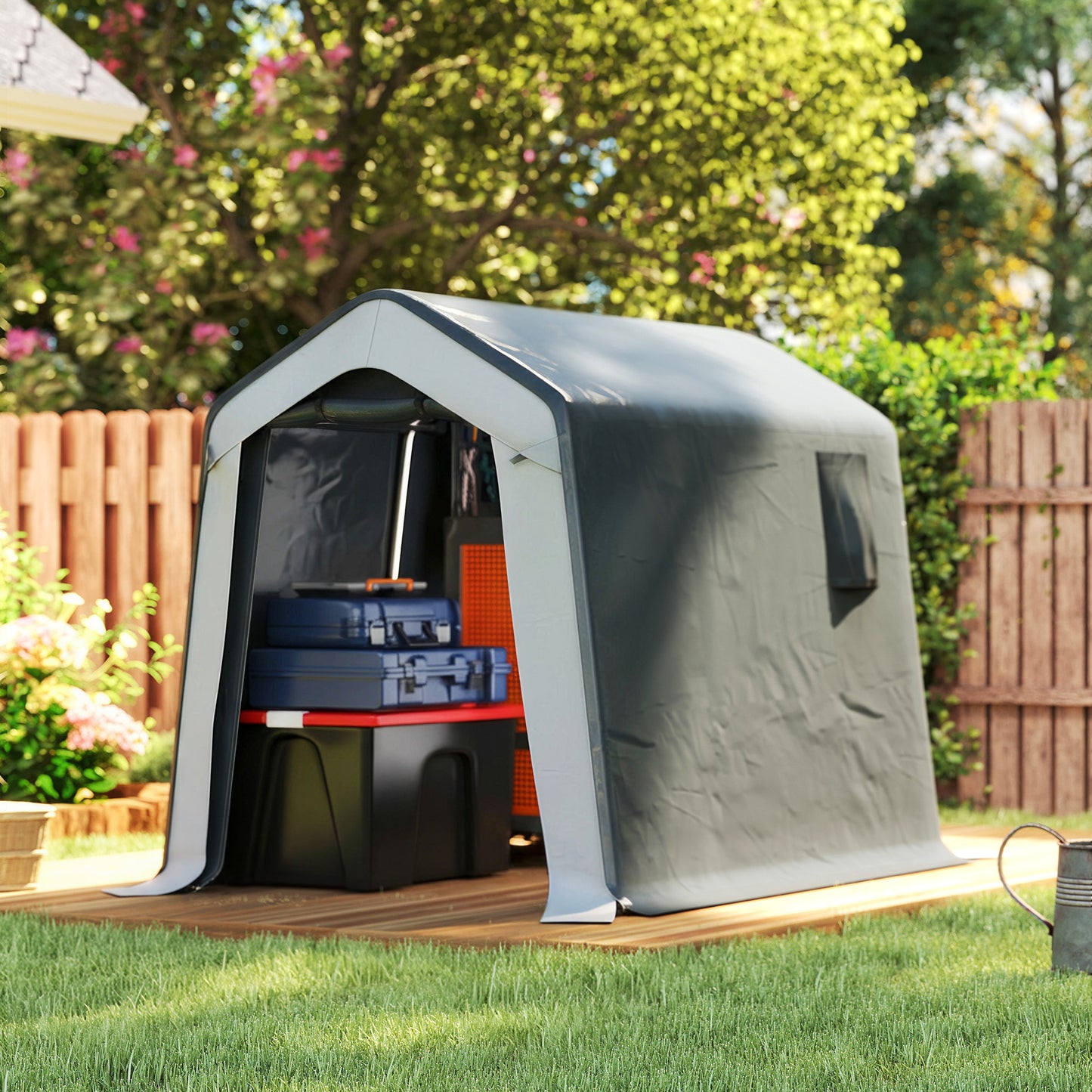 1.8 x 2.4m Garden Storage Shed Tent