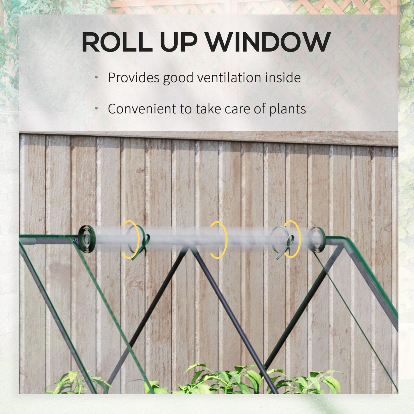 Raised Garden Bed with Greenhouse