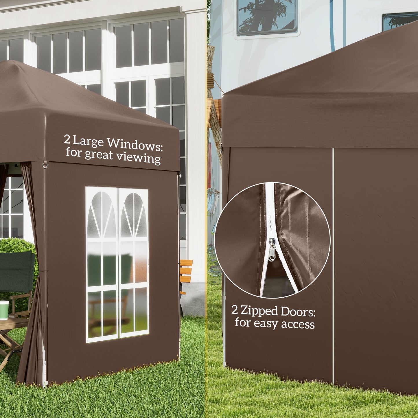 2 x 2 m Garden Pop Up Gazebo, Wedding Party Tent Marquee