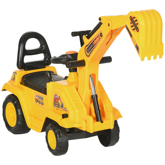 2 in 1 Kids Ride On Tractor Pull Cart with Bucket