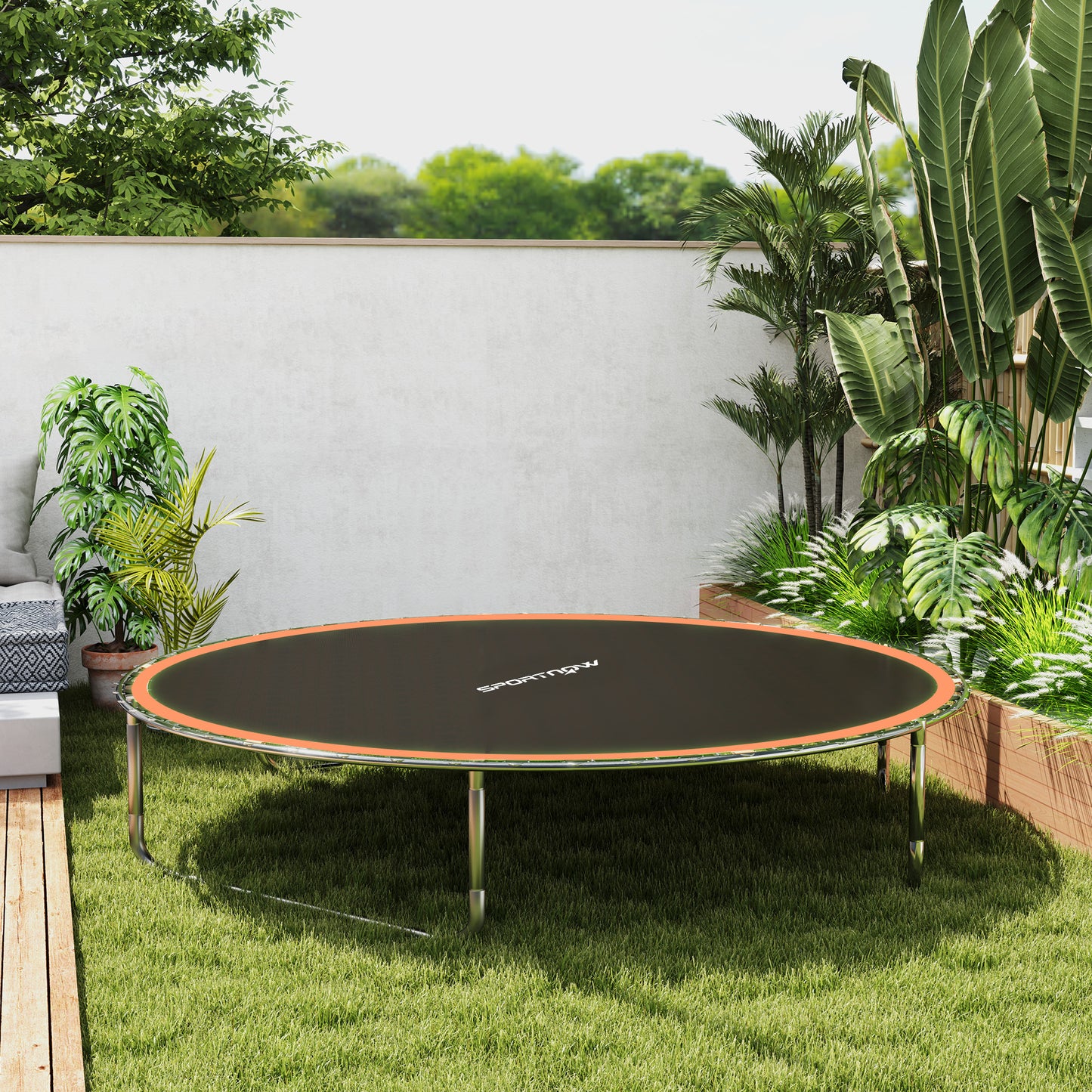Trampoline Replacement Mat with Spring Pull Tool, 42 V-Hooks