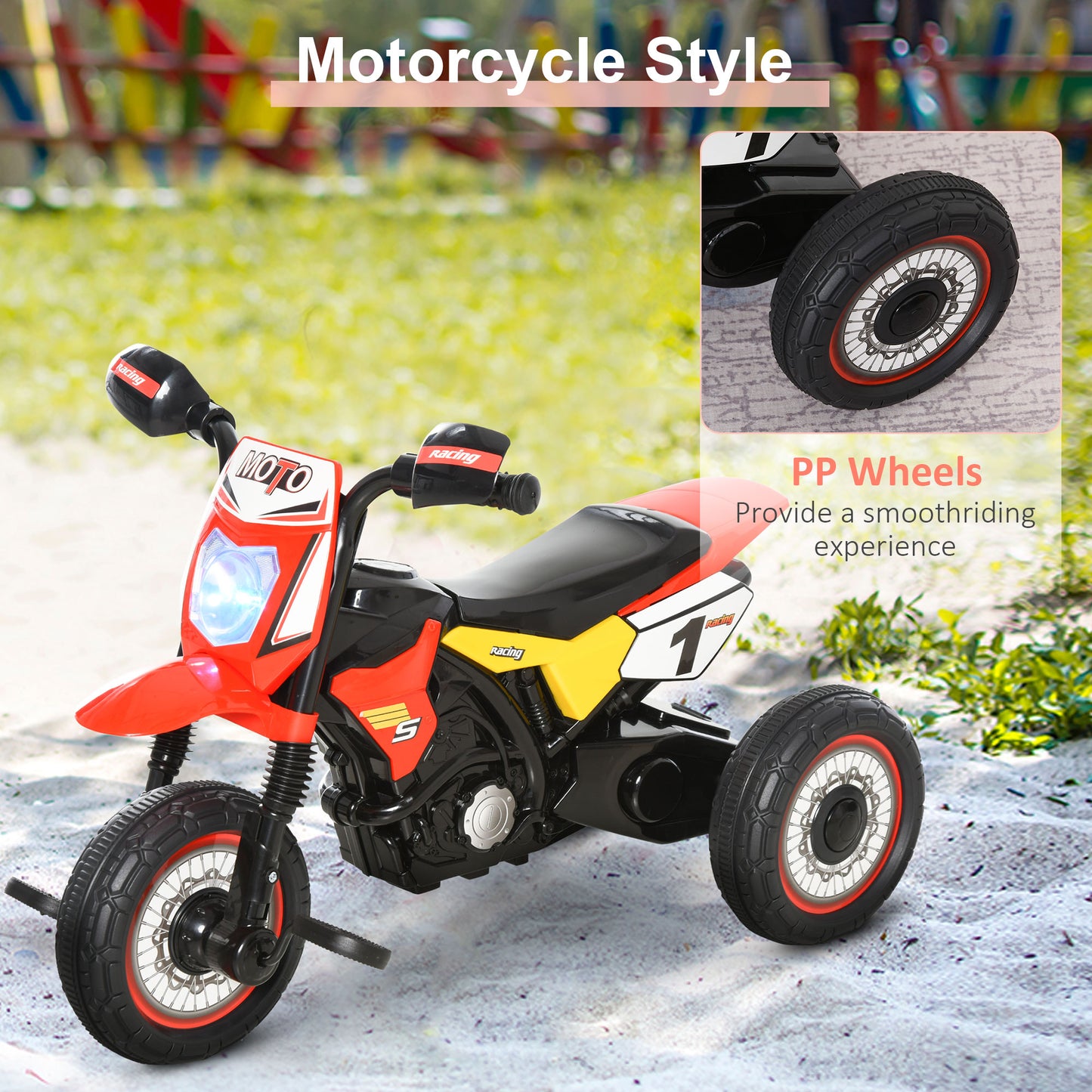 Trike for Kids, Toddler Pedal Motorcycle