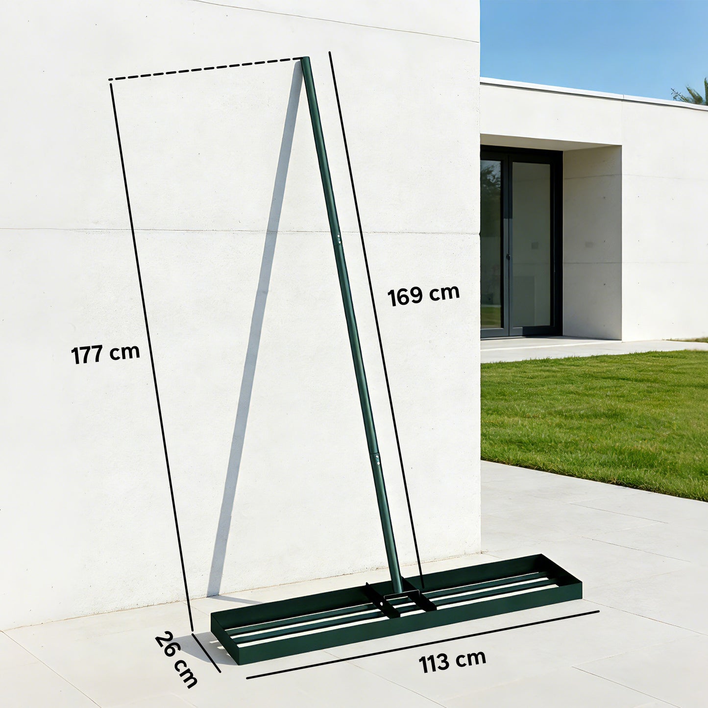 Lawn Levelling Rake, 113 x 26 cm Lawn Leveller Lute