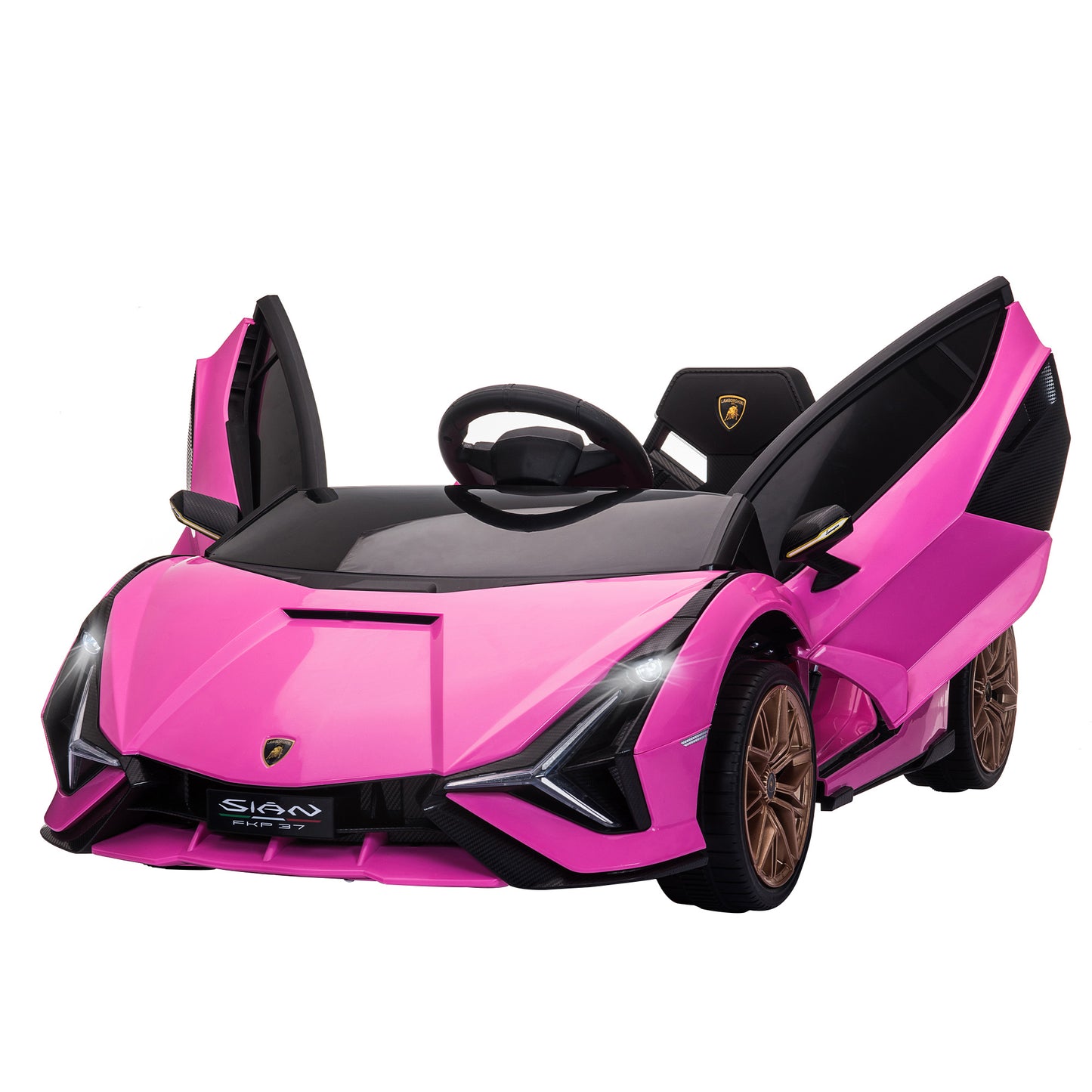 Lamborghini Sian Licensed 12V Electric Car for Kids 2 Motors Toy Car