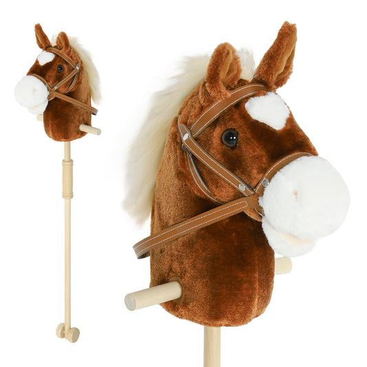 Stick Horse with Wood Wheels