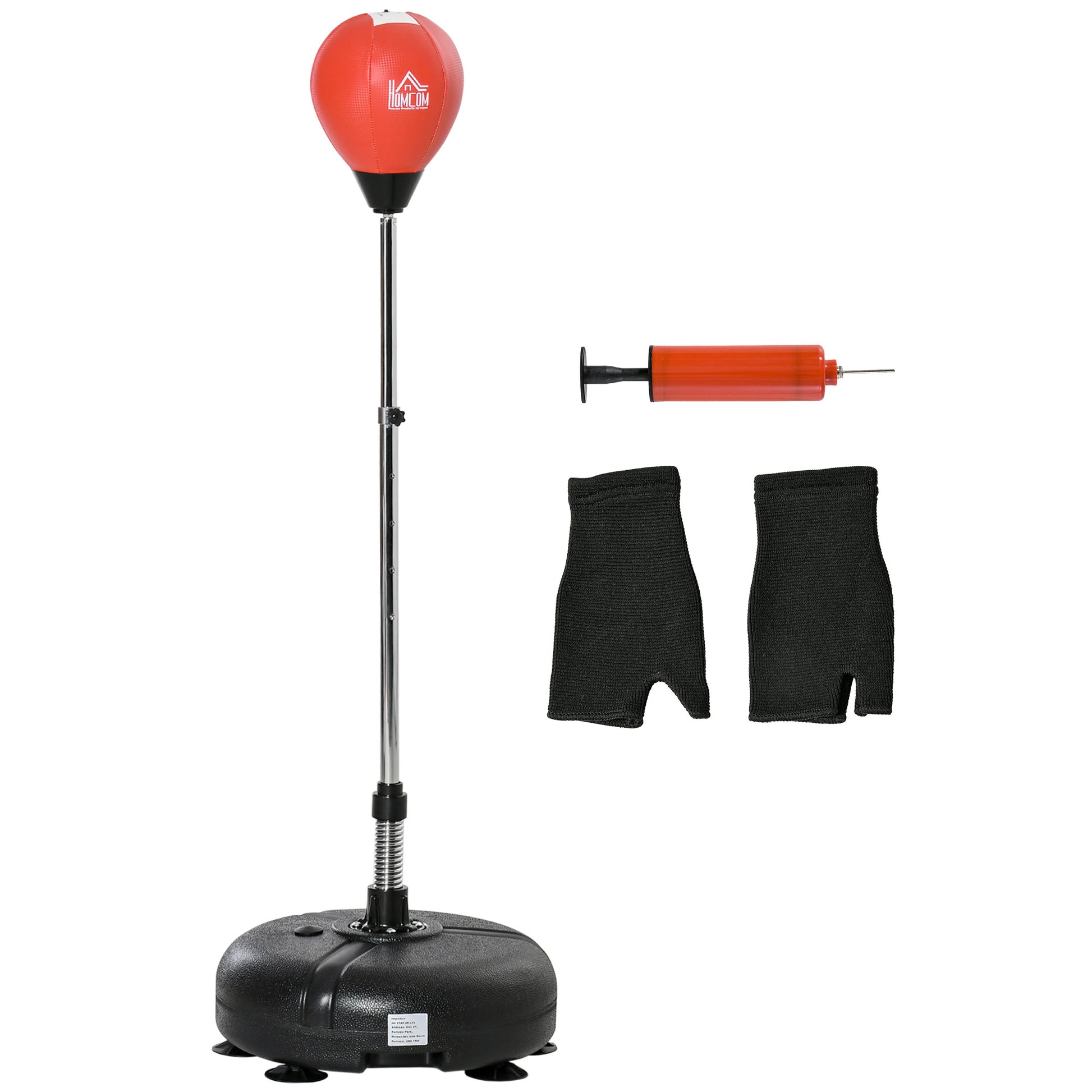 Punching Bag with Stand, 133-151cm Adjustable Height, for Teens