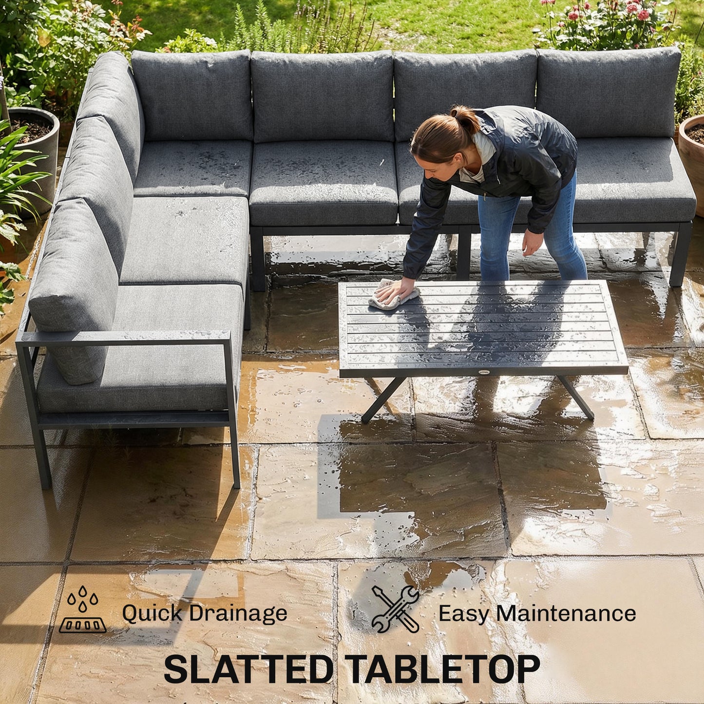 3 Pieces Garden Furniture Set (1)