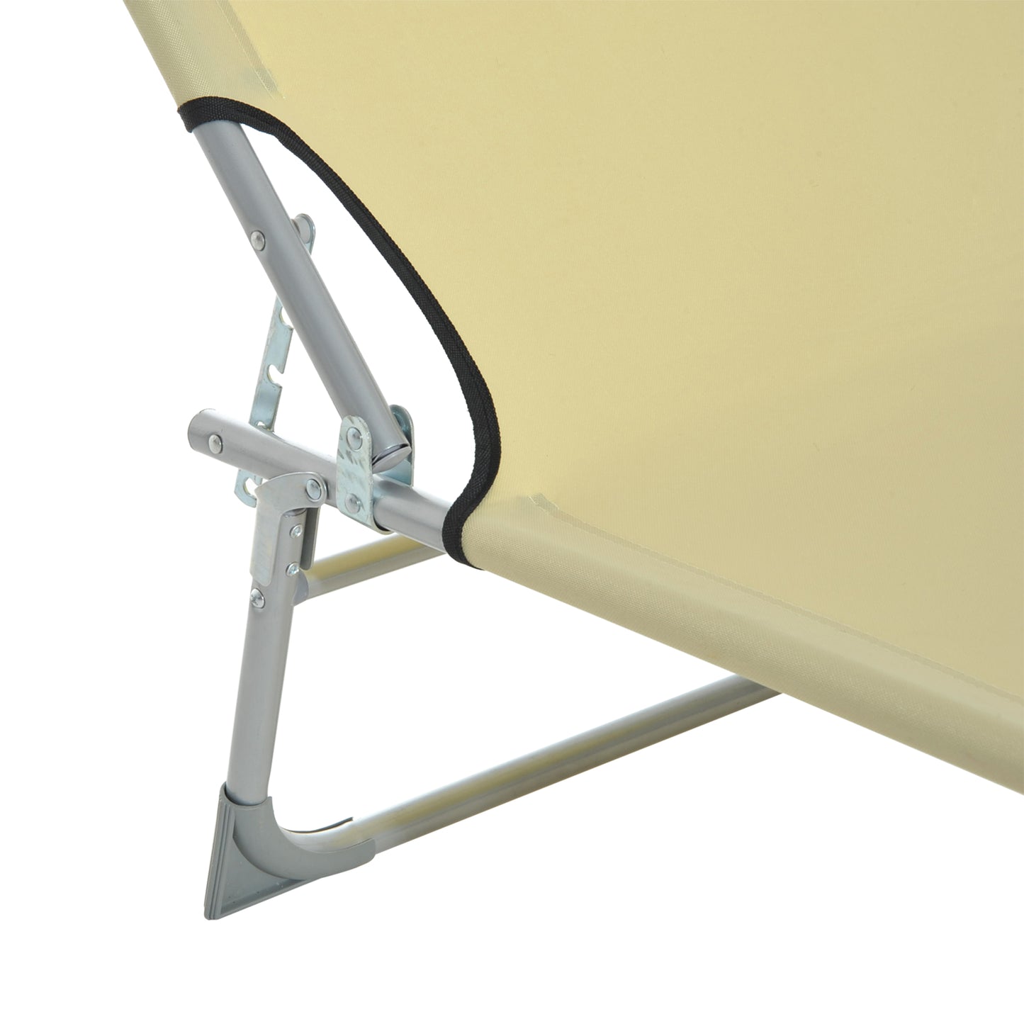 Reclining Sun Lounger Chair Folding Camping Bed
