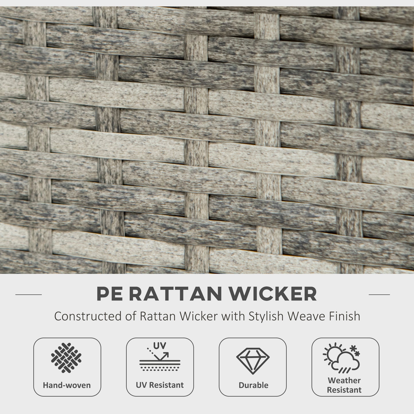 Outdoor PE Rattan Gas Fire Pit Table (1)